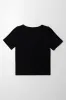 Seamless Short Sleeve T-Shirt Black sold by Ackermas