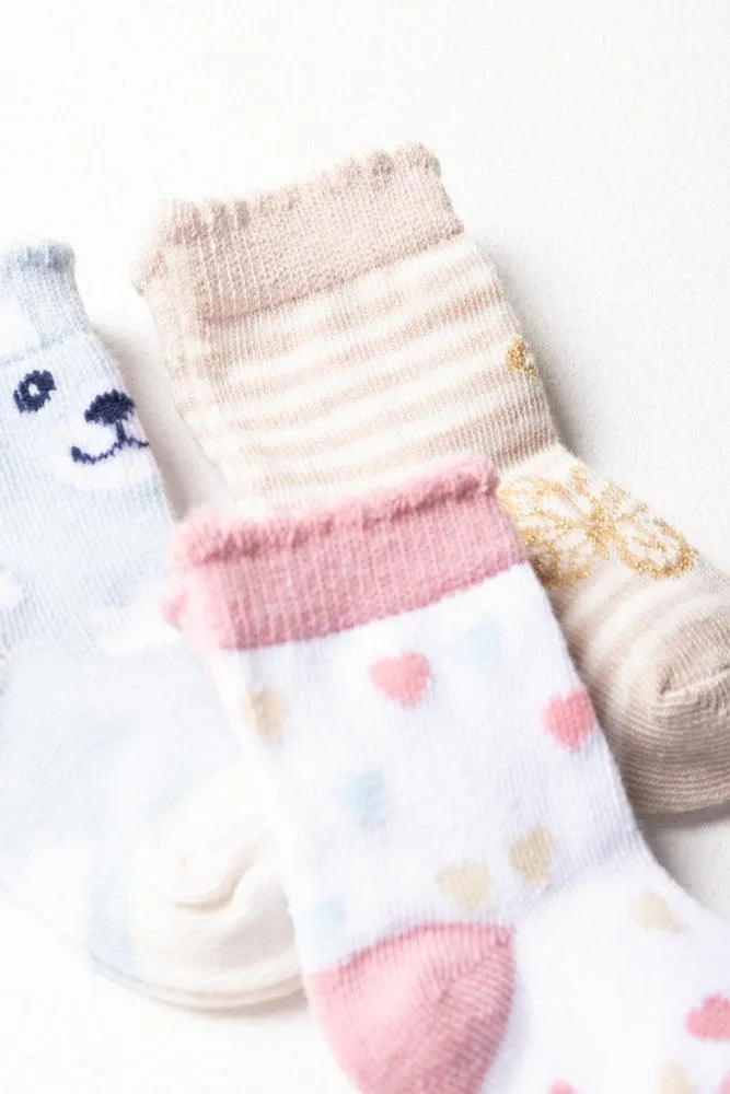 3 Pack Butterfly Socks Multi sold by Ackermas product image thumbnail 2