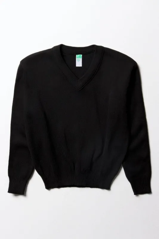 Unisex School Long Sleeve Jersey Black sold by Ackermas