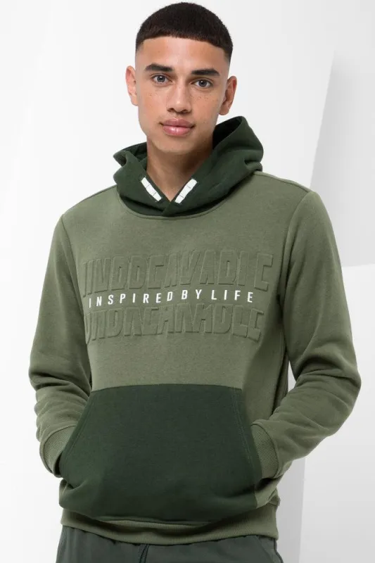 Colourblock Hoodie Green sold by Ackermas