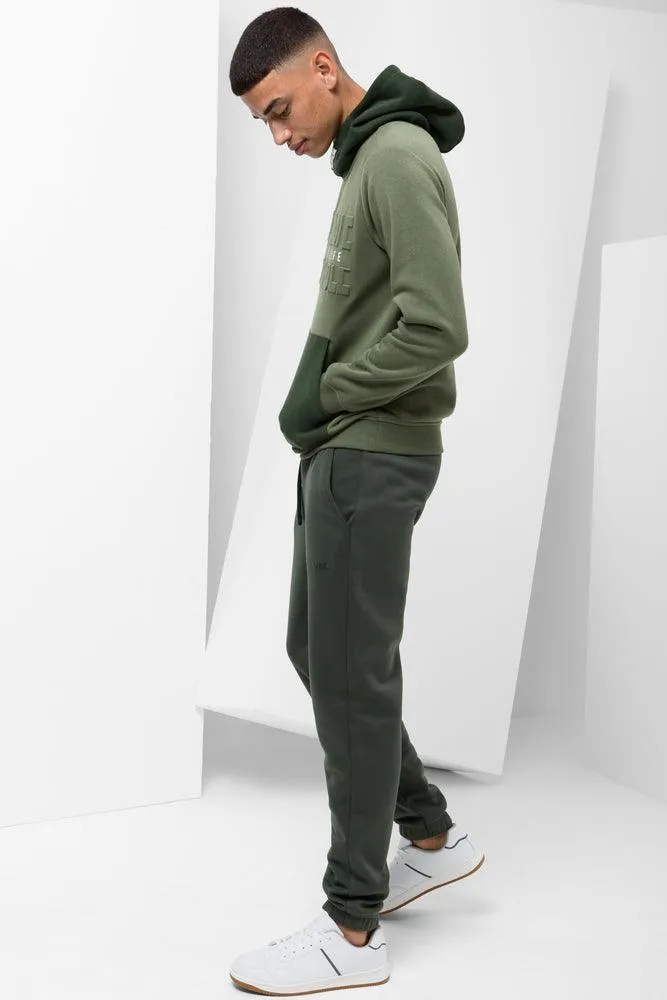 Colourblock Hoodie Green sold by Ackermas product image thumbnail 2