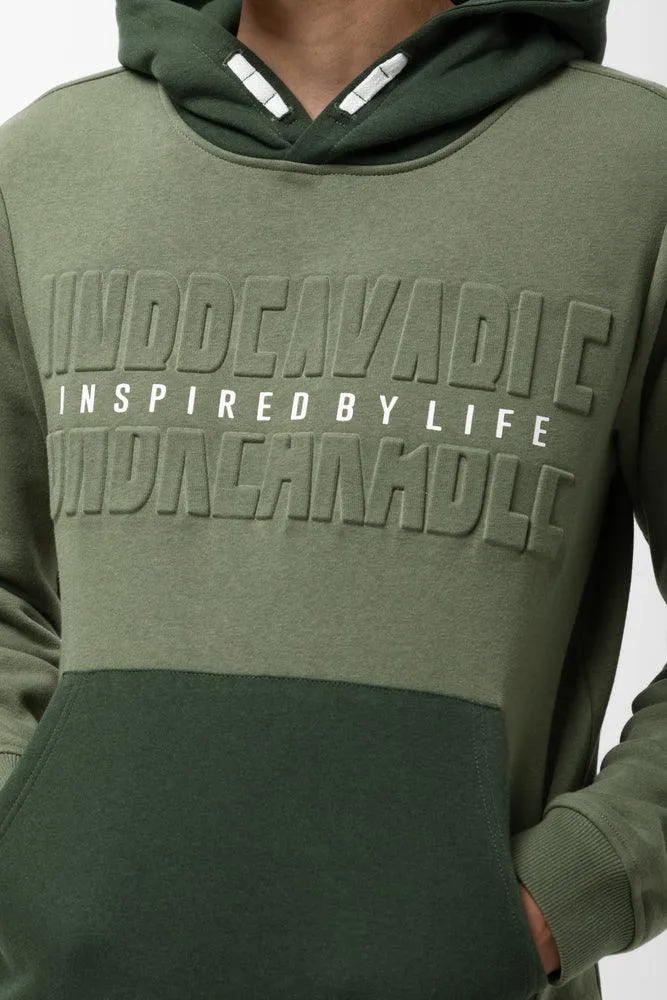 Colourblock Hoodie Green sold by Ackermas product image thumbnail 4