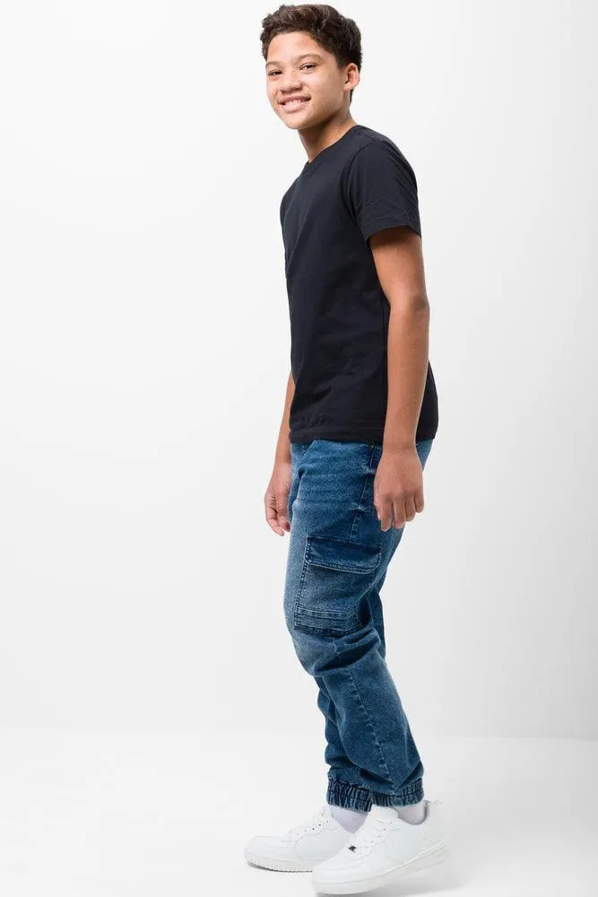 Crew Neck T-Shirt Black sold by Ackermas product image thumbnail 2