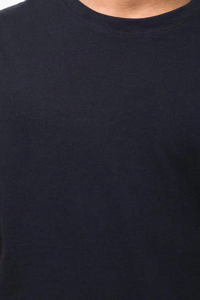 Crew Neck T-Shirt Black sold by Ackermas product image thumbnail 4