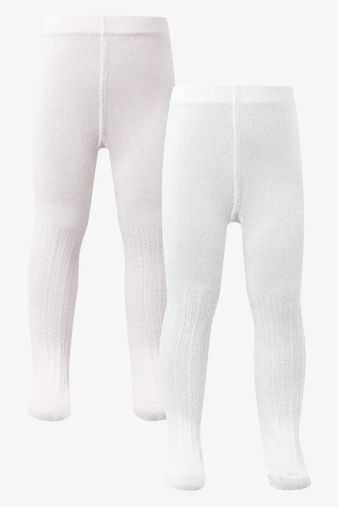 2 Pack Cable Tights Pink sold by Ackermas