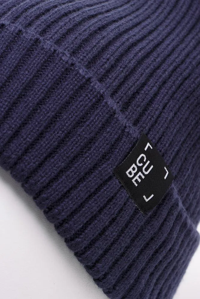Rib Beanie Navy sold by Ackermas product image thumbnail 3