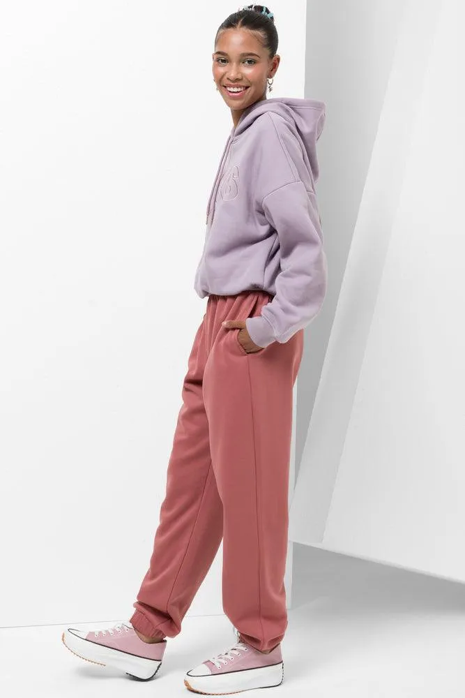 Trackpants With Elasticated Cuff Pink sold by Ackermas product image thumbnail 2