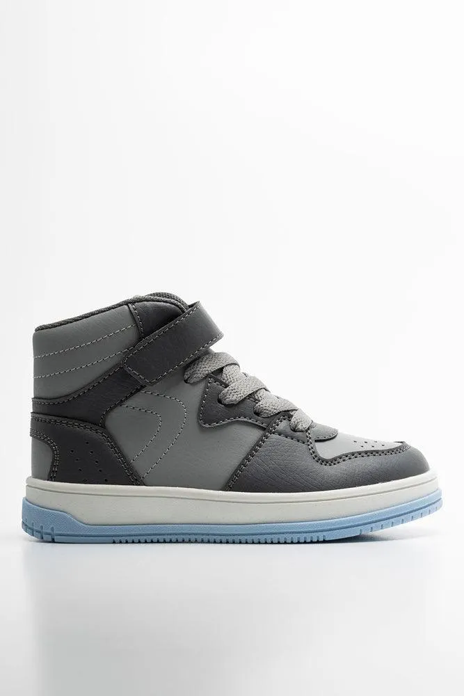 High Top Skate Sneaker Grey sold by Ackermas product image thumbnail 2