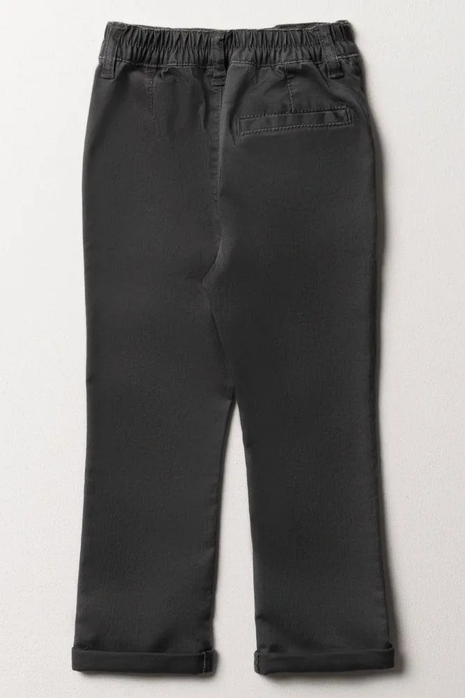 Slim Fit Chino Pants Dark Grey sold by Ackermas product image thumbnail 4
