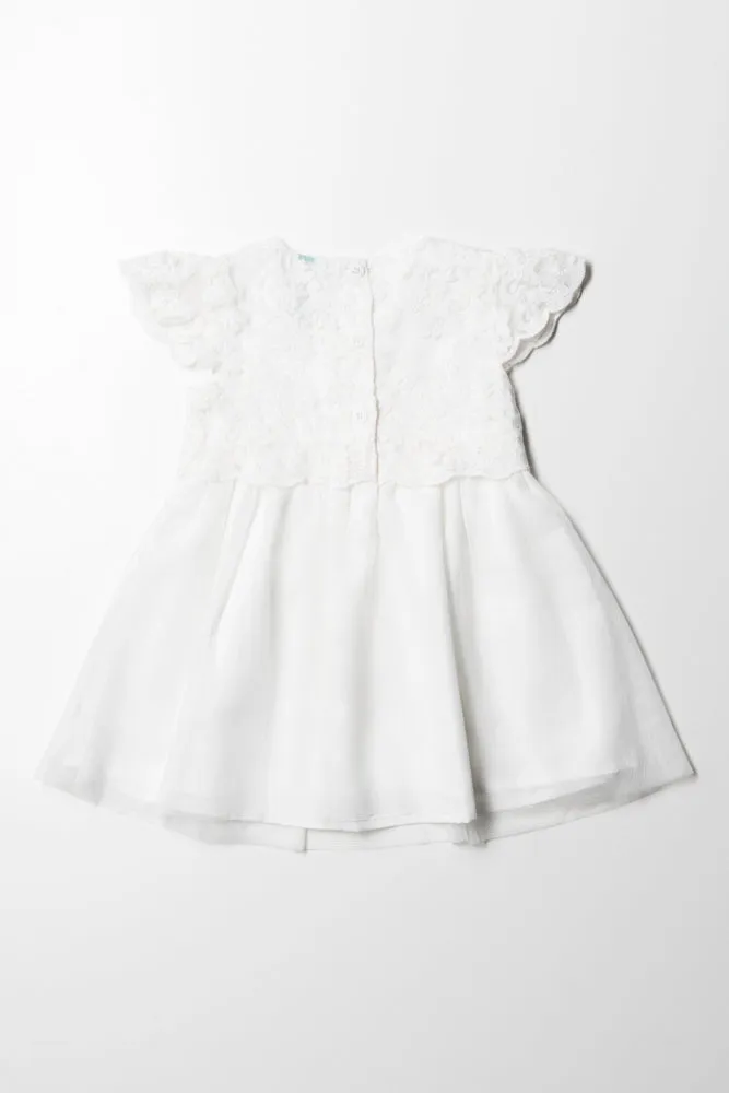 Lace Tulle Dress White sold by Ackermas product image thumbnail 4