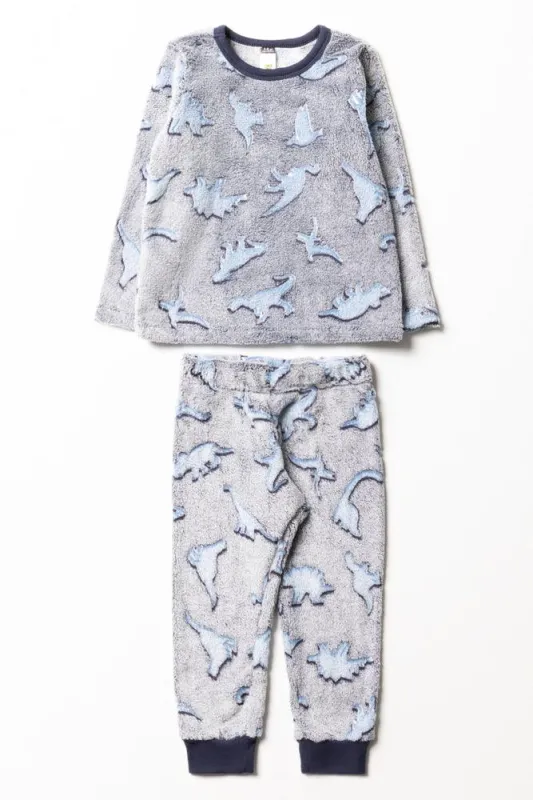 Dinosaur Long Sleeve Pyjamas Navy made by Ackermas