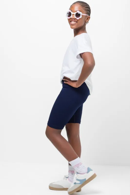 Seamless Cycle Shorts Navy sold by Ackermas