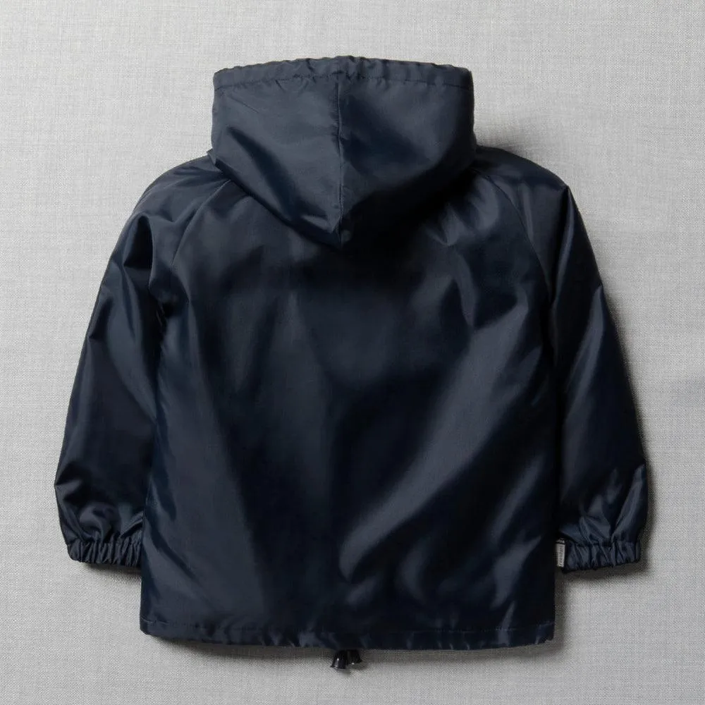 Unisex School Rain Jacket Navy sold by Ackermas product image thumbnail 2