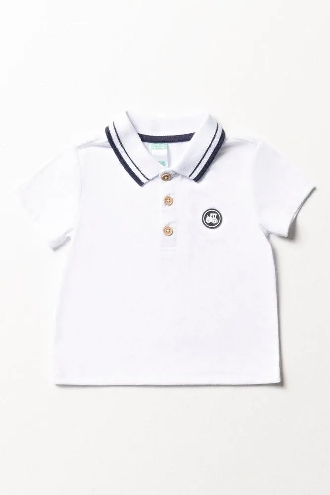 Short Sleeve Golfer White sold by Ackermas