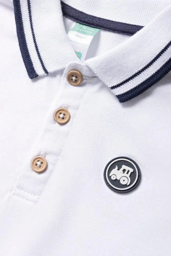 Short Sleeve Golfer White sold by Ackermas product image thumbnail 2