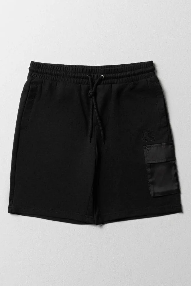 Cargo Shorts Black sold by Ackermas