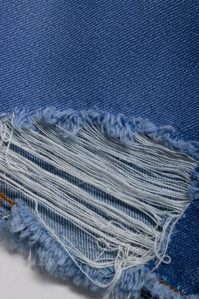 Denim Shorts Blue sold by Ackermas product image thumbnail 2