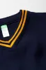 Unisex School Long Sleeve Stripe Jersey Navy sold by Ackermas