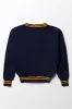 Unisex School Long Sleeve Stripe Jersey Navy sold by Ackermas