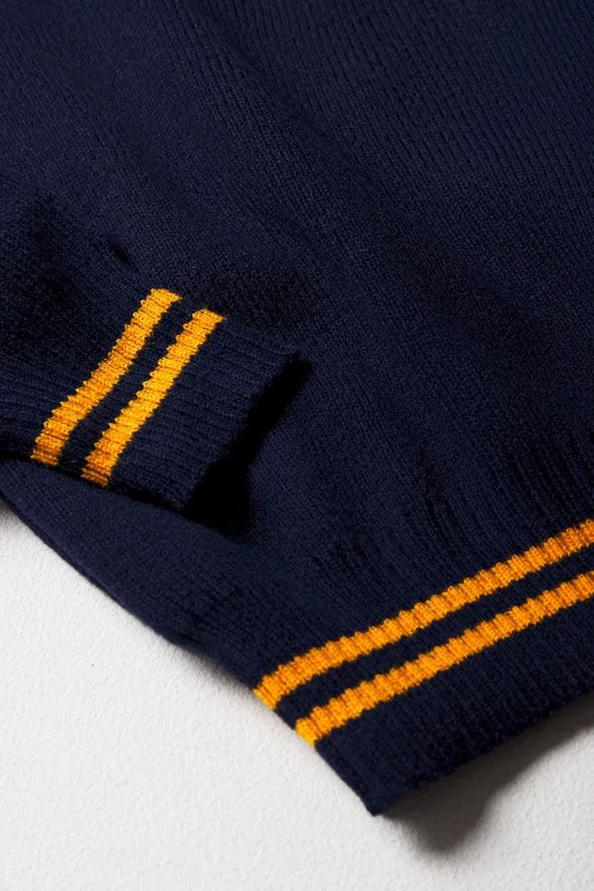 Unisex School Long Sleeve Stripe Jersey Navy sold by Ackermas product image thumbnail 2