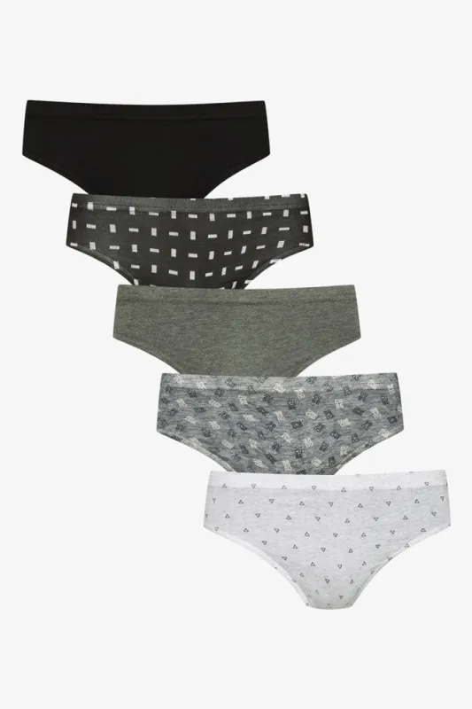 5 Pack Briefs Multi Grey sold by Ackermas