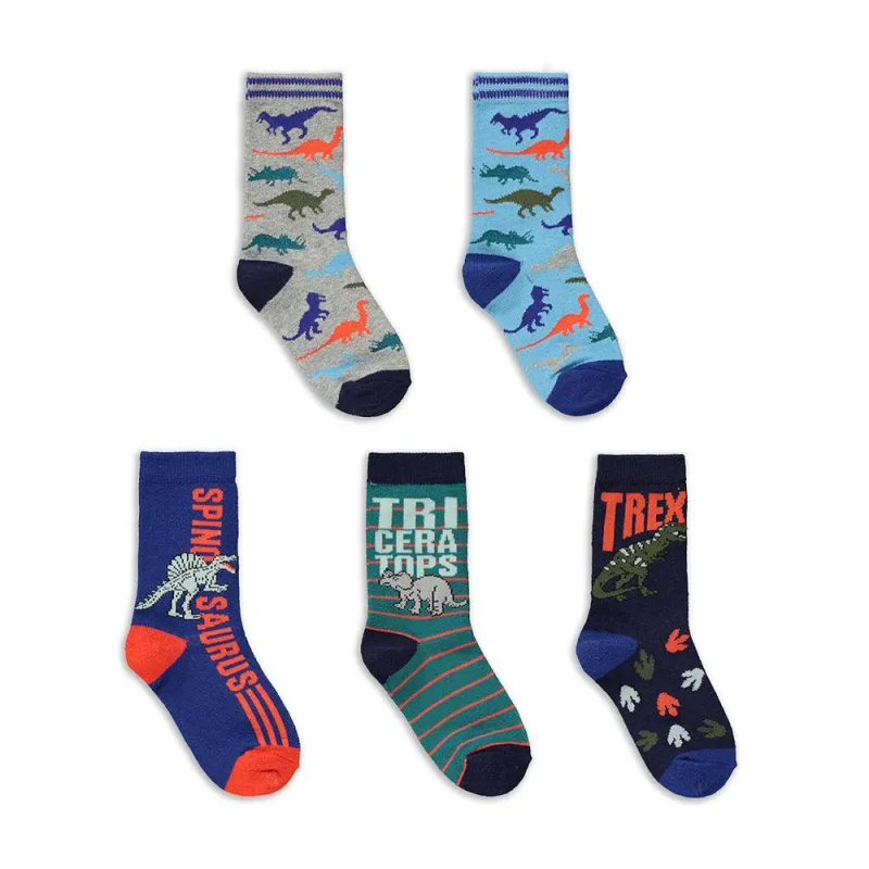 5 Pack Dino Socks Multi sold by Ackermas