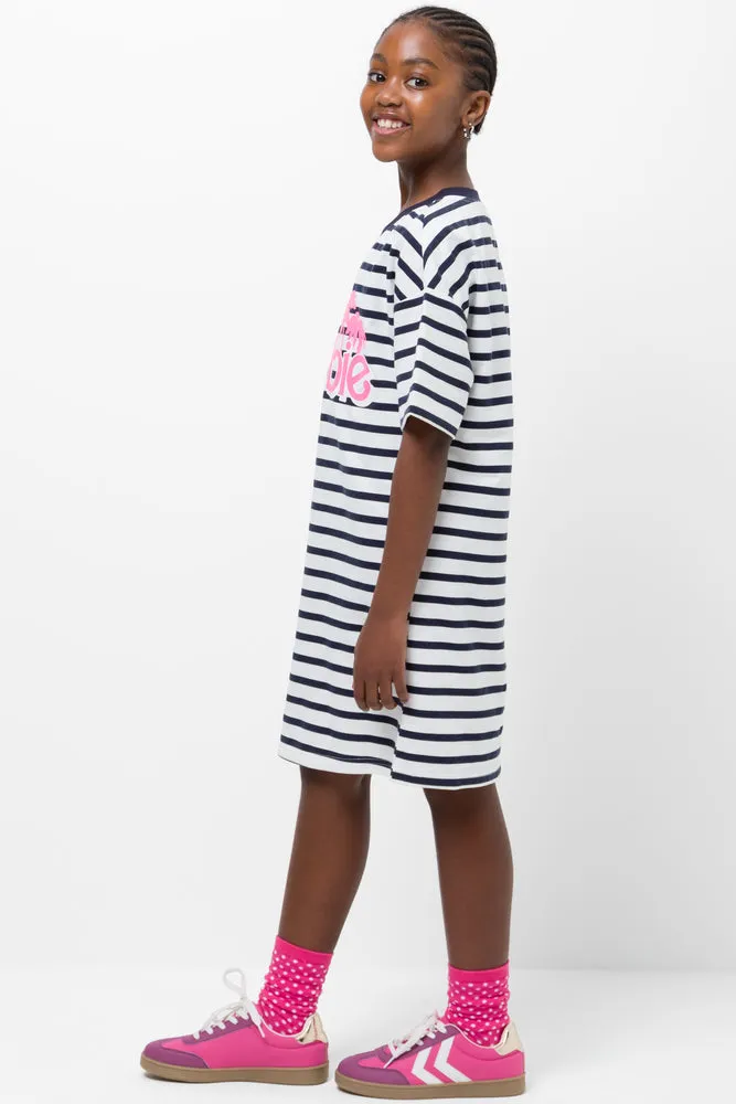 Barbie Stripe Dress Navy & White sold by Ackermas product image thumbnail 2