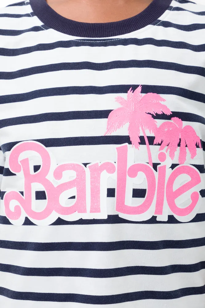 Barbie Stripe Dress Navy & White sold by Ackermas product image thumbnail 4