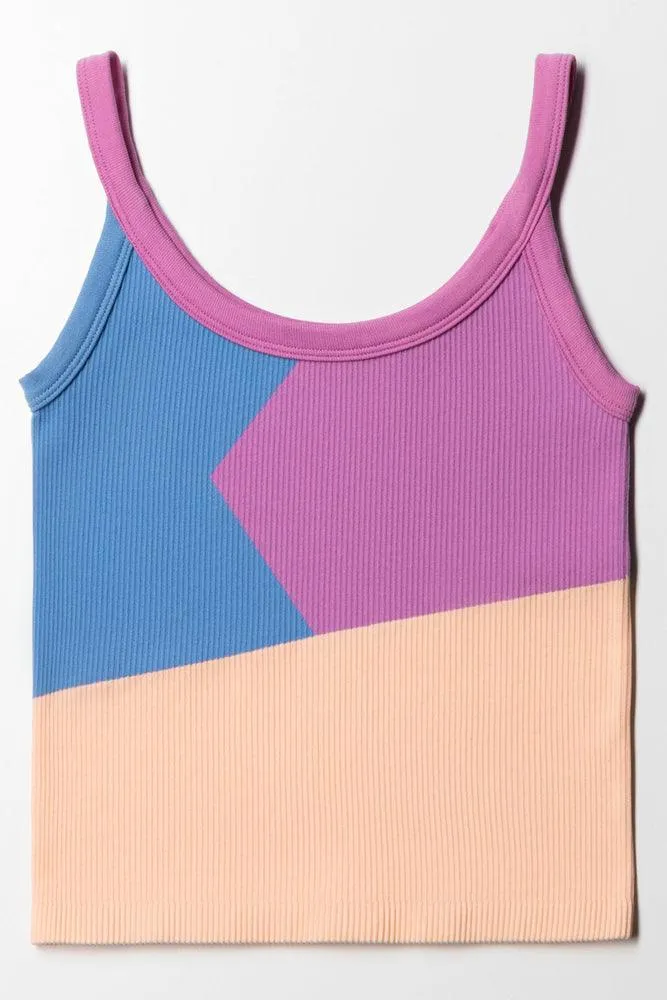 Seamfree Colour Block Vest Multi sold by Ackermas