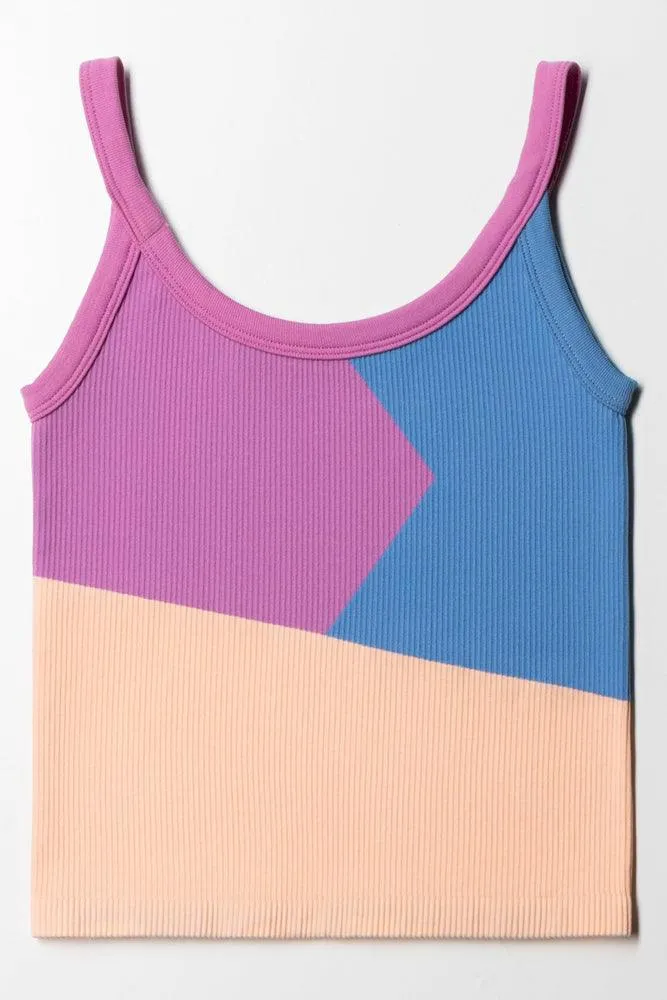 Seamfree Colour Block Vest Multi sold by Ackermas product image thumbnail 3