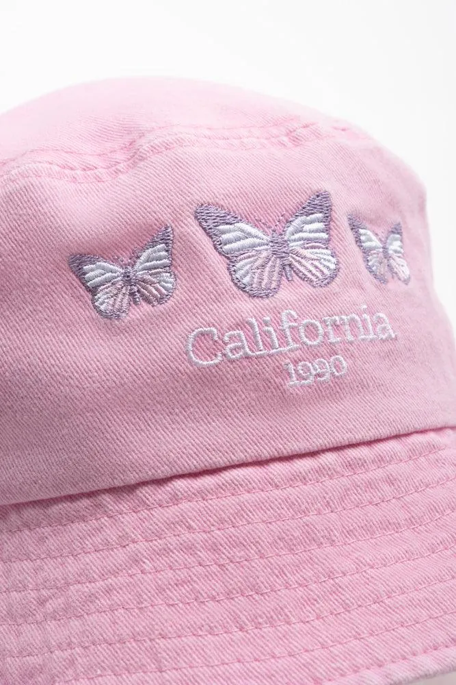 Og Bucket Hat Pink Butterfly sold by Ackermas product image thumbnail 3