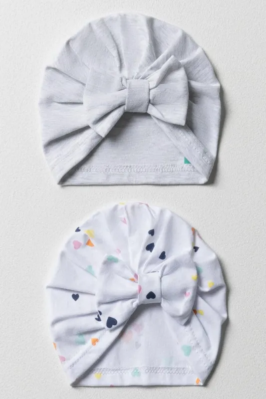 2 Pack Turban White Heart And Grey sold by Ackermas