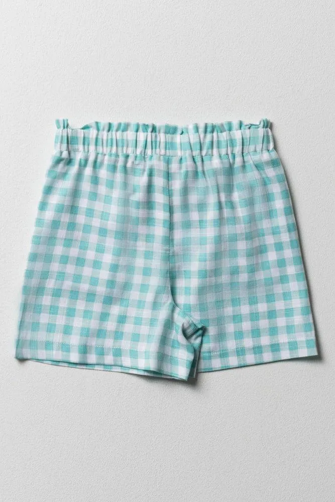 Check Shorts Light Green sold by Ackermas product image thumbnail 3