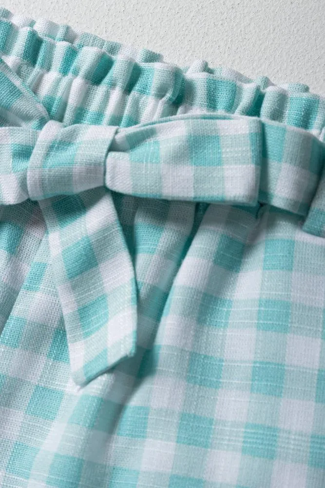 Check Shorts Light Green sold by Ackermas product image thumbnail 2