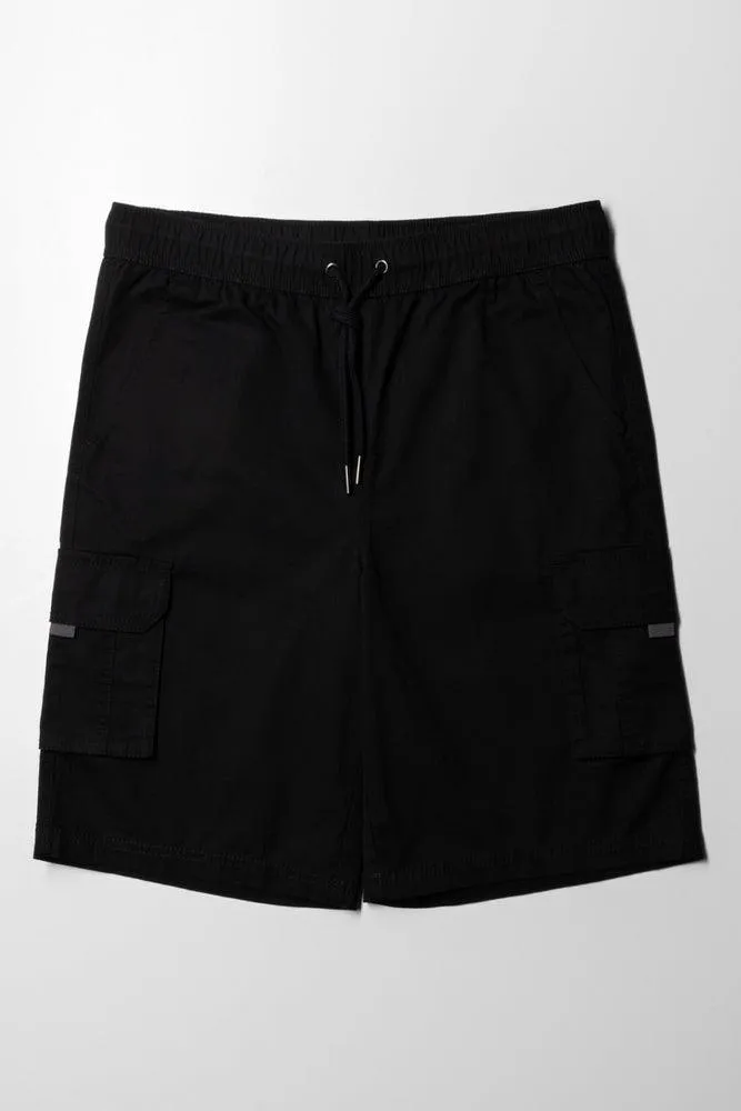 Cargo Shorts Black sold by Ackermas