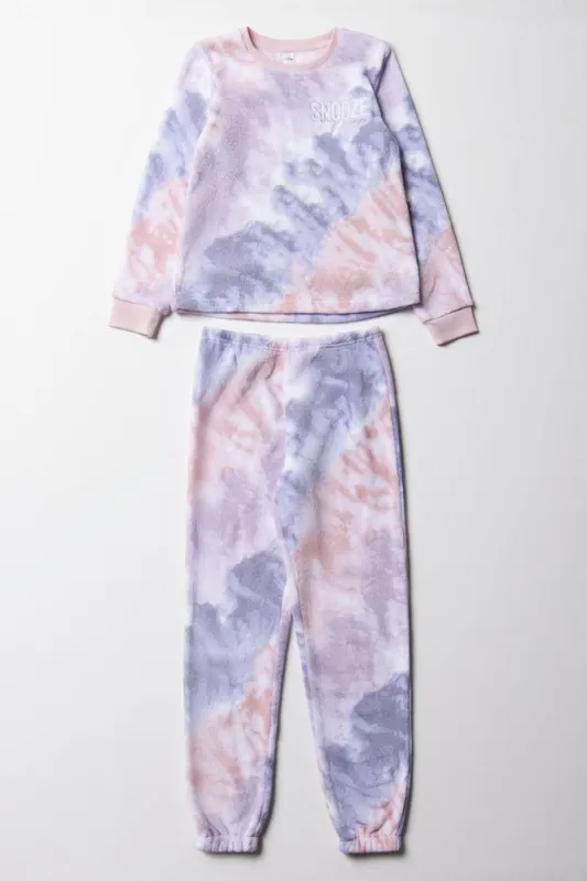 Snooze Long Sleeve Pyjamas Pink sold by Ackermas