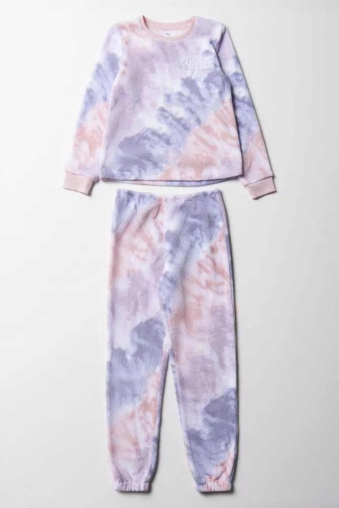 Snooze Long Sleeve Pyjamas Pink sold by Ackermas