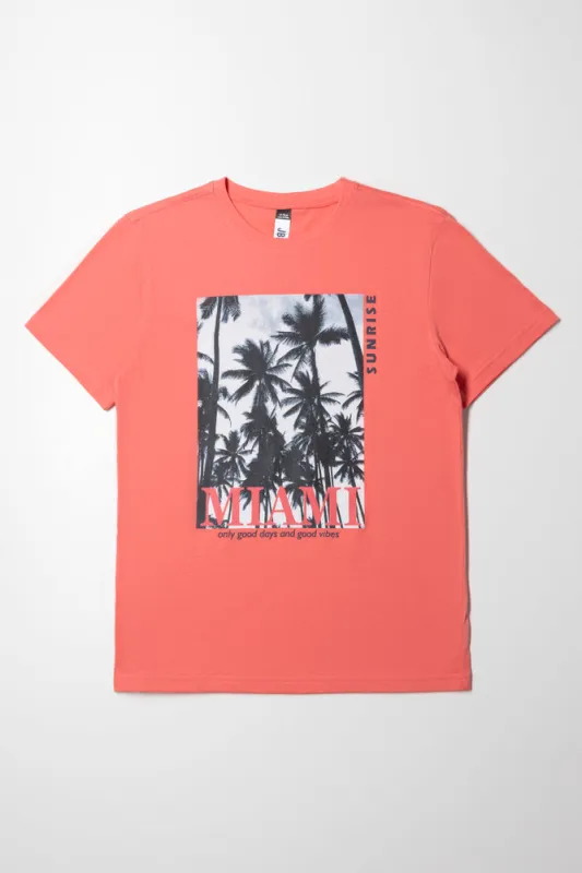 Short Sleeve T-Shirt Orange sold by Ackermas