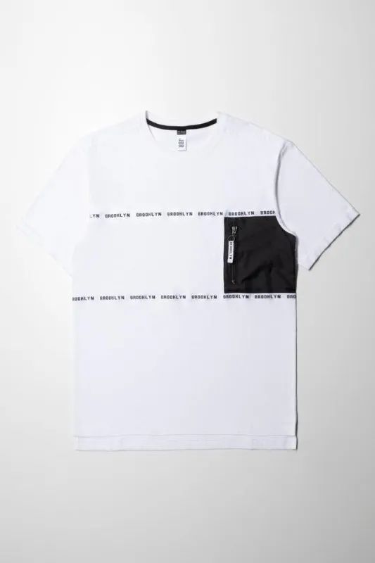 Brooklyn Short Sleeve T-Shirt White sold by Ackermas