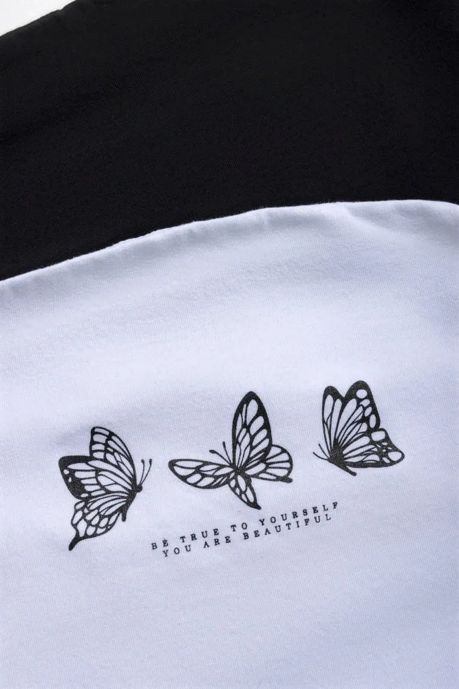 Boobtube 2 Pack Black And White Butterfly sold by Ackermas product image thumbnail 2