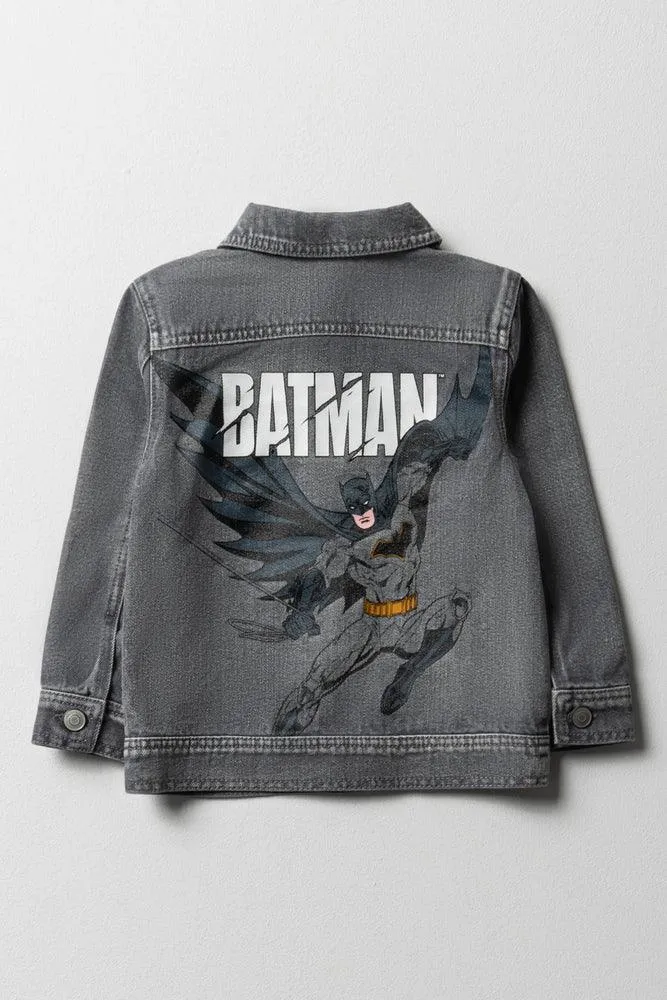Batman Denim Jacket Grey sold by Ackermas product image thumbnail 3