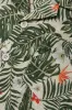 Tropical Short Sleeve Shirt Green & White sold by Ackermas