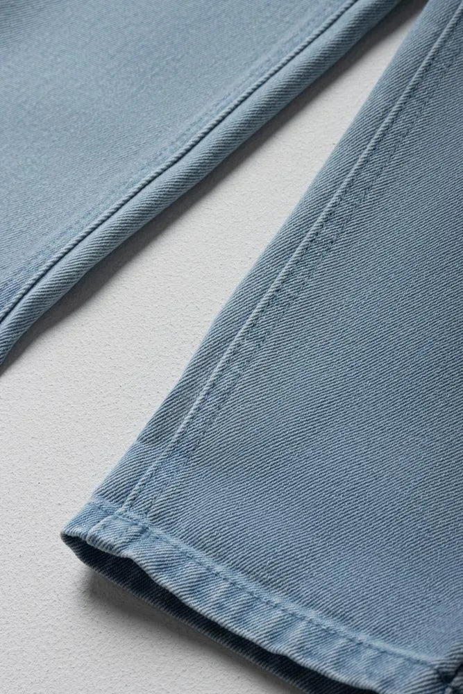 Ripped Denim Jeans Light Blue sold by Ackermas product image thumbnail 2