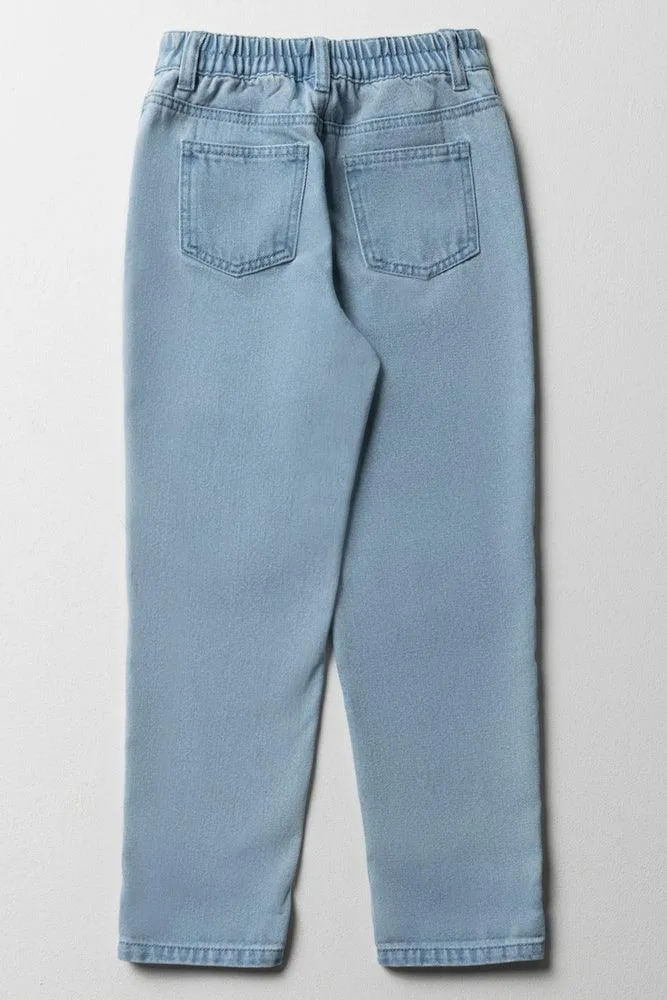 Ripped Denim Jeans Light Blue sold by Ackermas product image thumbnail 4