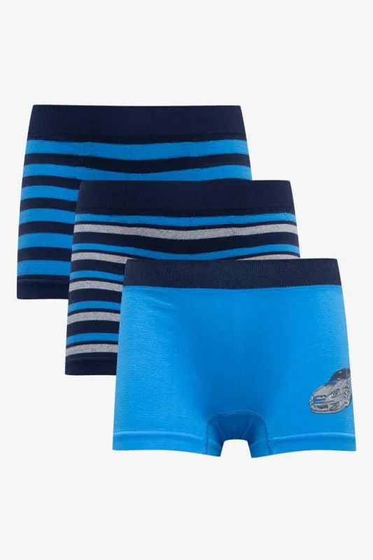 3 Pack Seam-Free Boxers Blue sold by Ackermas