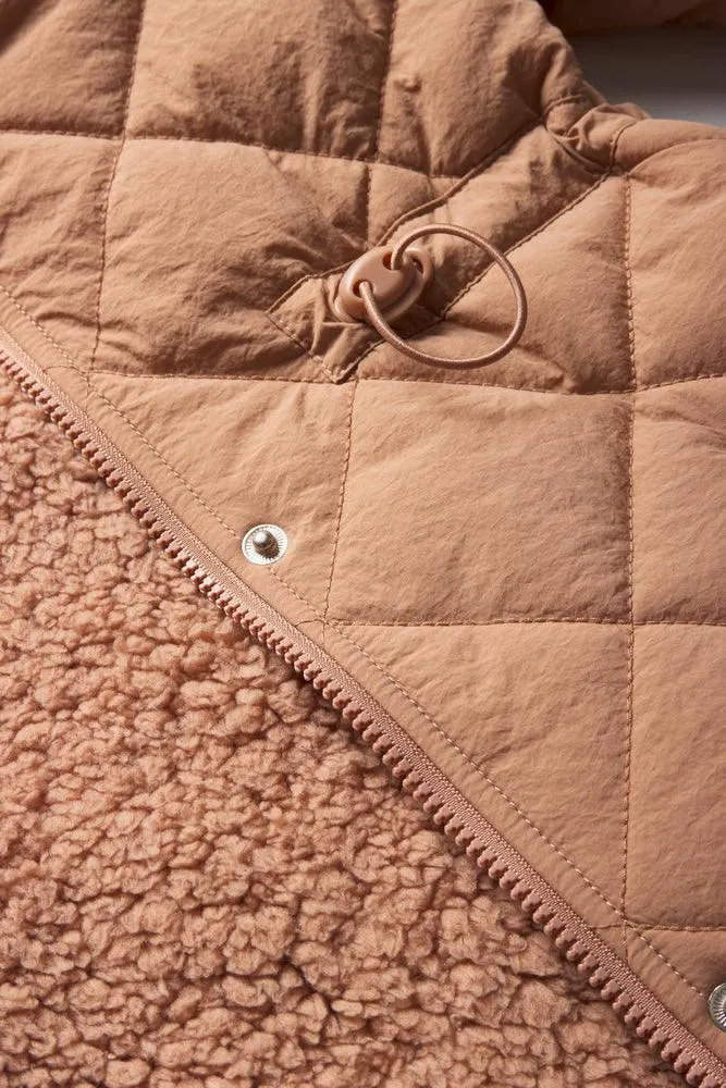 Quilted Coat Brown sold by Ackermas product image thumbnail 2