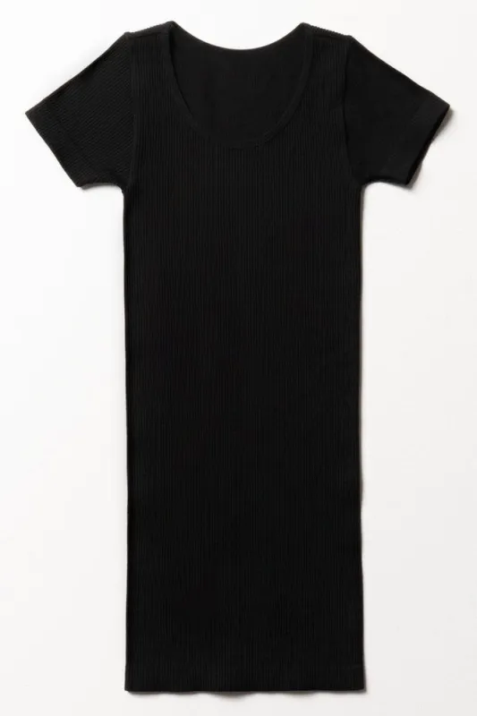 Seamless Bodycon Dress Black sold by Ackermas