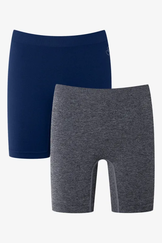 2 Pack Seam-free Long Leg Boylegs Navy And Grey sold by Ackermas