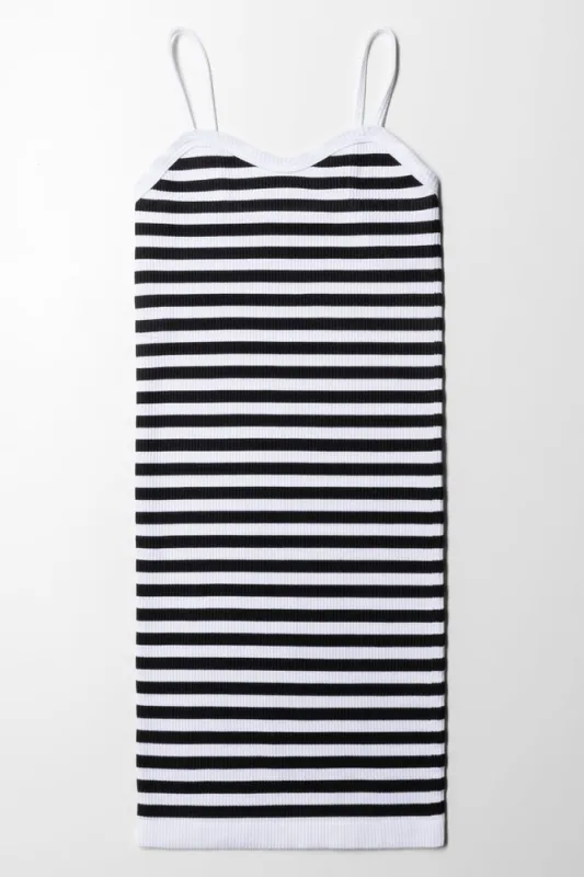 Seamless Strappy Dress Black sold by Ackermas