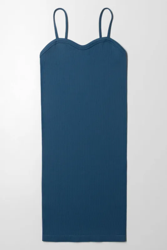 Seamless Strappy Dress Teal sold by Ackermas